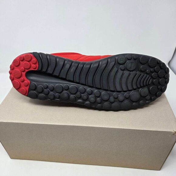 CAMPER CANICA RED BLACK NUBUCK RUNNING SNEAKERS SHOES MENS SIZE 12 EU 45 NEW - Picture 7 of 8